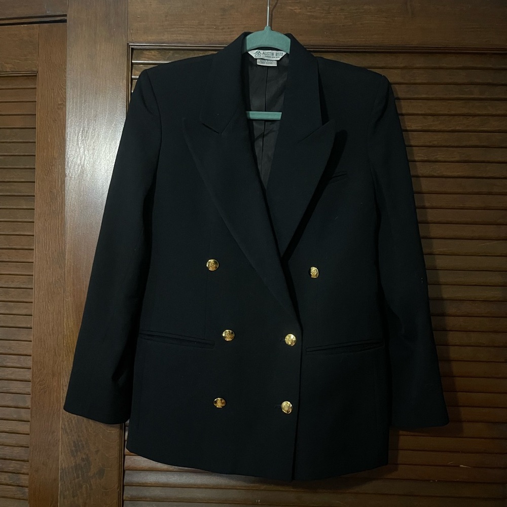 Austin reed double breasted v neck blazer